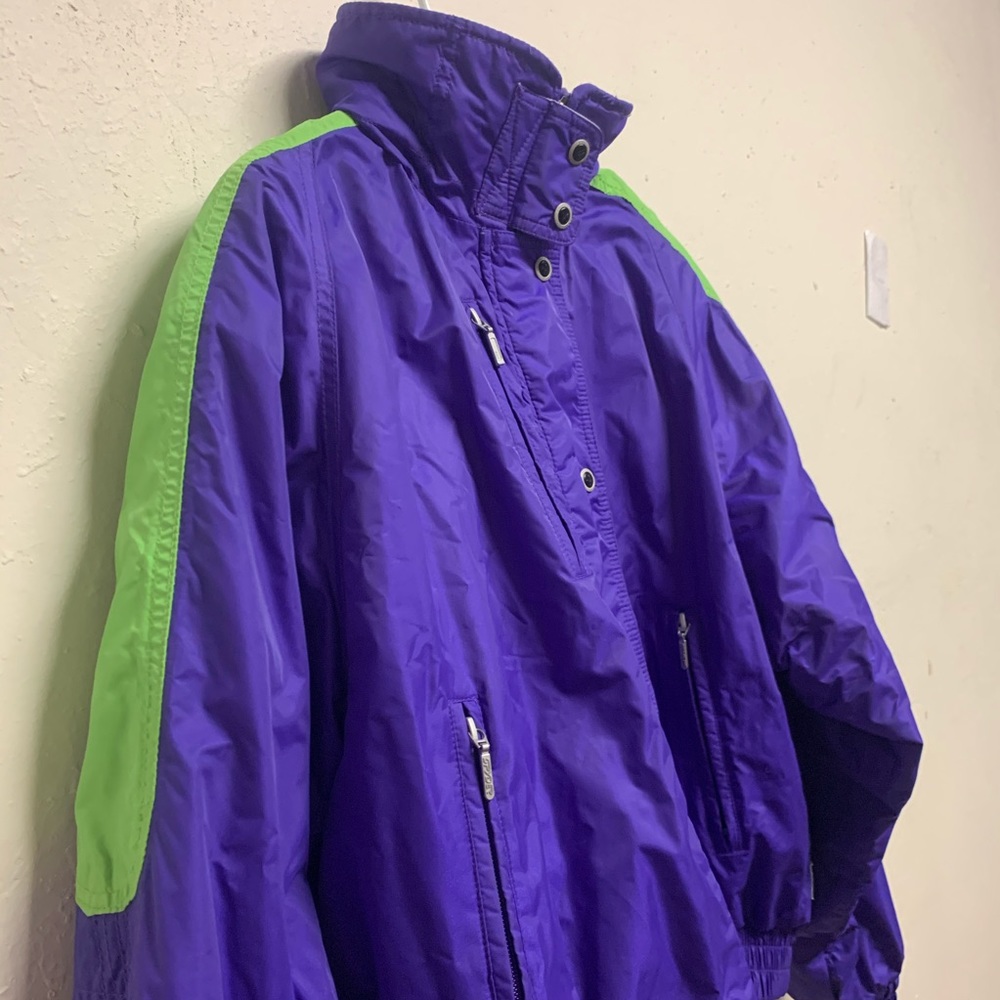 Vintage Spyder Ski Jacket Ladies 12 Neon Colorbloc